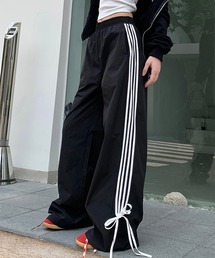 サイドラインリボントラックパンツ