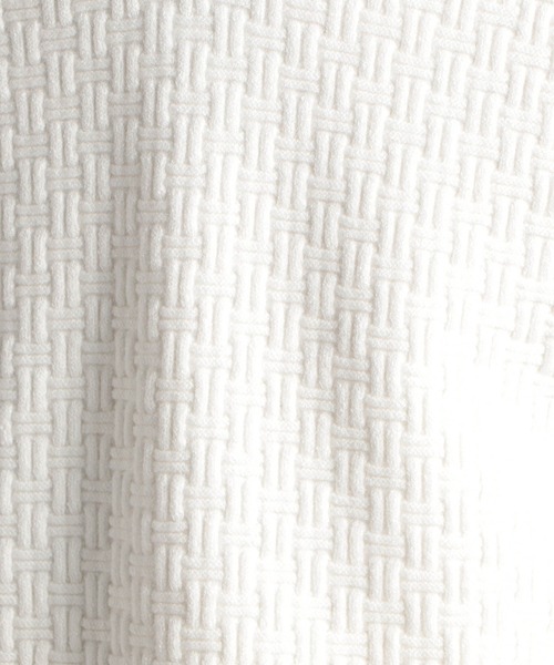 HIDEAWAYS NICOLE（ハイダウェイニコル）の「リンクスバスケットＶネックニット（ニット/セーター・メンズ・ブラック/ブラック×ホワイト/オフホワイト/ホワイト×ライトグレー・LARGE/X-LARGE/MEDIUM）」の10枚目の写真