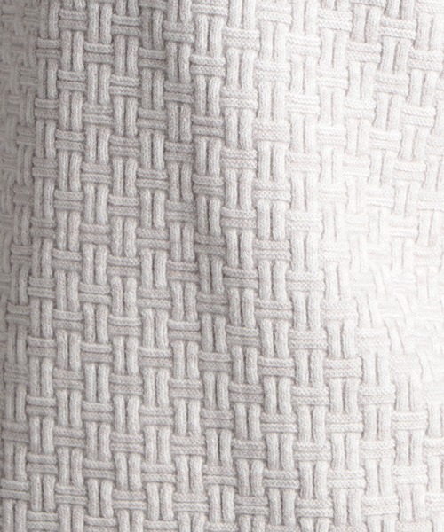 HIDEAWAYS NICOLE（ハイダウェイニコル）の「リンクスバスケットＶネックニット（ニット/セーター・メンズ・ブラック/ブラック×ホワイト/オフホワイト/ホワイト×ライトグレー・LARGE/X-LARGE/MEDIUM）」の13枚目の写真