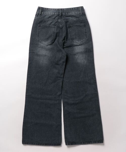 urge：（アージコロン ）の「【URGE：】ワイド デニムパンツ（デニムパンツ・レディース・ネイビー・SMALL/MEDIUM/LARGE/X-LARGE）」の6枚目の写真