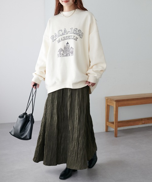 DISCOAT（ディスコート）の「エコスエードワッシャーフレアスカート