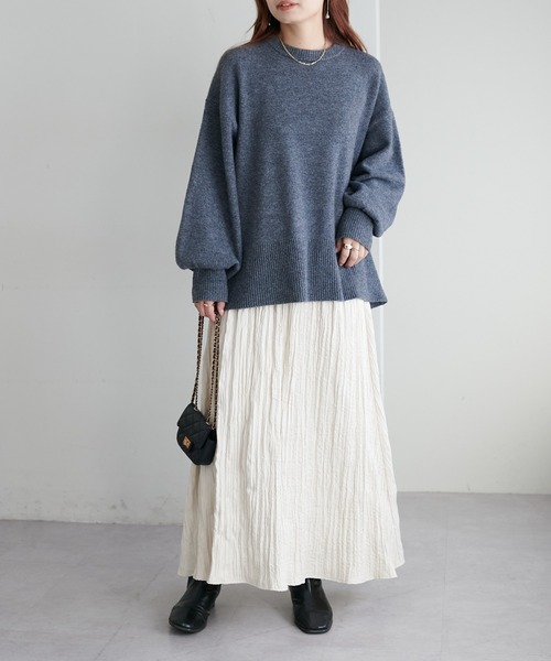 DISCOAT（ディスコート）の「エコスエードワッシャーフレアスカート