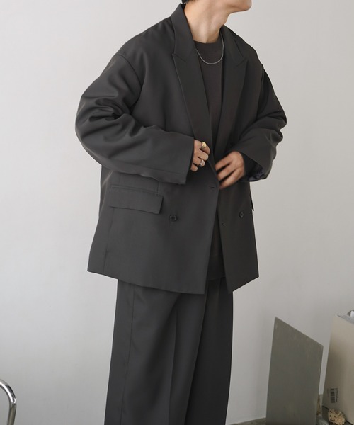 WYM LIDNM（ウィム バイ リドム）の「SUPER HEAVY WEIGHT CUT OFF SWEAT（スウェット・メンズ・キャメル/杢グレー/チャコール・M/L/S）」の9枚目の写真