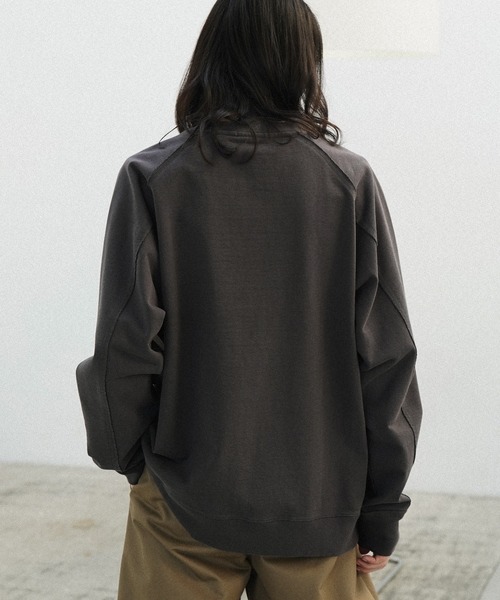 WYM LIDNM OVER COAT Sサイズ　チャコール PE/STRETCH TWILL OVERSIZED TECH HOODED COAT WITH FUNCTIONAL