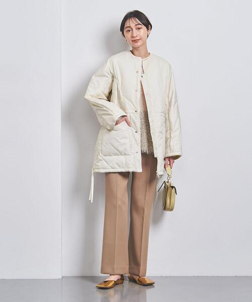 【UNITED ARROWS】キルティング　ショール ウォッシャブルショール（チェック柄） ストール・ショール
