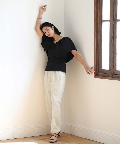 UR'S(ユアーズ)の「ドロストジョガーパンツ/ラッシュガード(ラッシュガード・レディース・オリーブ/アイボリー/ブラック・S/L/M)」の18枚目の写真