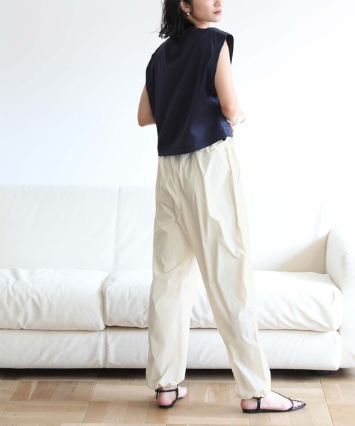 UR'S(ユアーズ)の「ドロストジョガーパンツ/ラッシュガード(ラッシュガード・レディース・オリーブ/アイボリー/ブラック・S/L/M)」の21枚目の写真