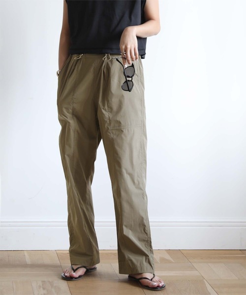 UR'S(ユアーズ)の「ドロストジョガーパンツ/ラッシュガード(ラッシュガード・レディース・オリーブ/アイボリー/ブラック・S/L/M)」の16枚目の写真