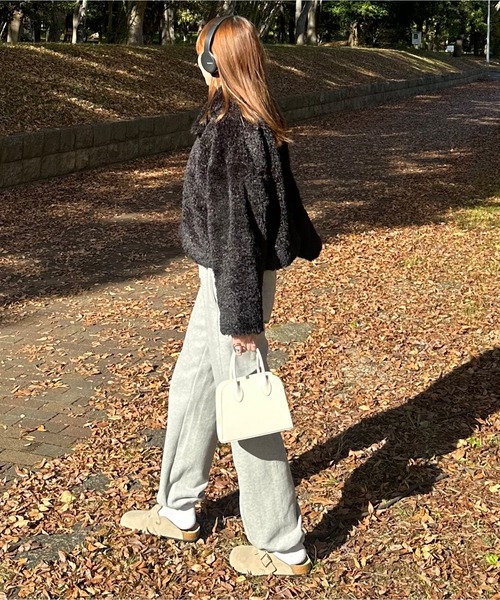 LE MORE(リモア)の「プードルファーショート丈コート(その他アウター・レディース・ブラック/アイボリー・FREE)」の17枚目の写真