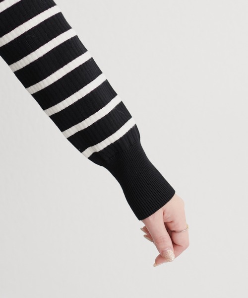 natural couture(ナチュラルクチュール)の「ドロストドッキングワンピース(ワンピース・レディース・グレイッシュベージュ/スミクロ/その他1・FREE)」の7枚目の写真