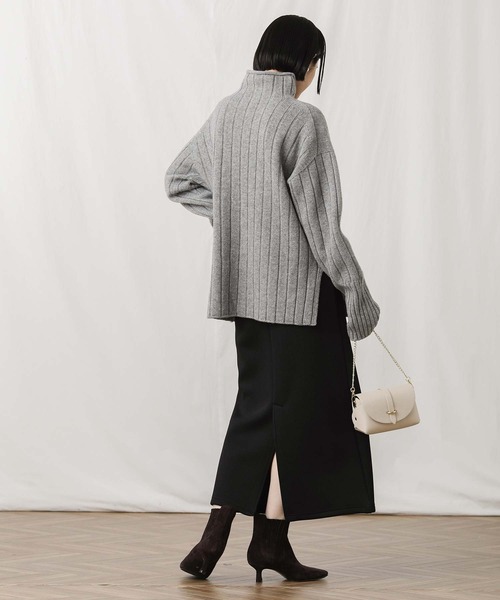 ⚫︎専用⚫︎ Gready Brilliant タイトスカート 裏起毛38 ブラック Gready Brilliant スカート 裏起毛カットタイトスカート