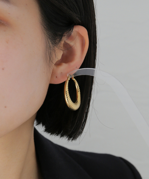 Noble(ノーブル)の「【AEC PARIS】Alga Earrings(ピアス(両耳用)・レディース・ゴールド・FREE)」の6枚目の写真