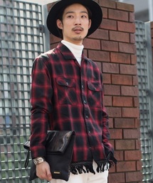 SHIPS JET BLUE | SHIPS JET BLUE (シップス ジェットブルー): フリンジ チェックシャツ■(シャツ/ブラウス)