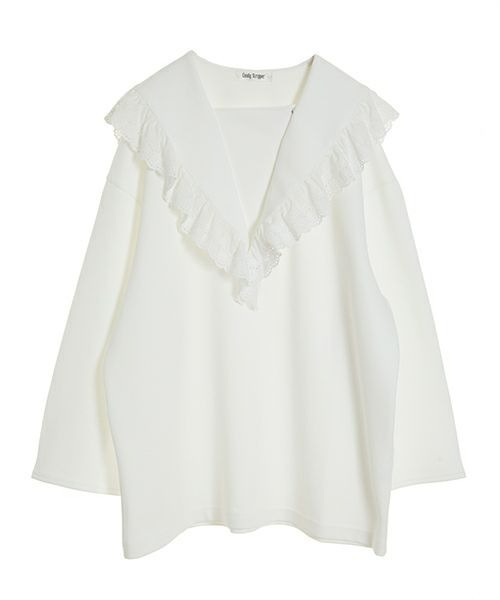 Candy Stripper（キャンディストリッパー）の「SAILOR COLLAR ワンピース（ワンピース・レディース・オフホワイト/ブラック・2）」の7枚目の写真