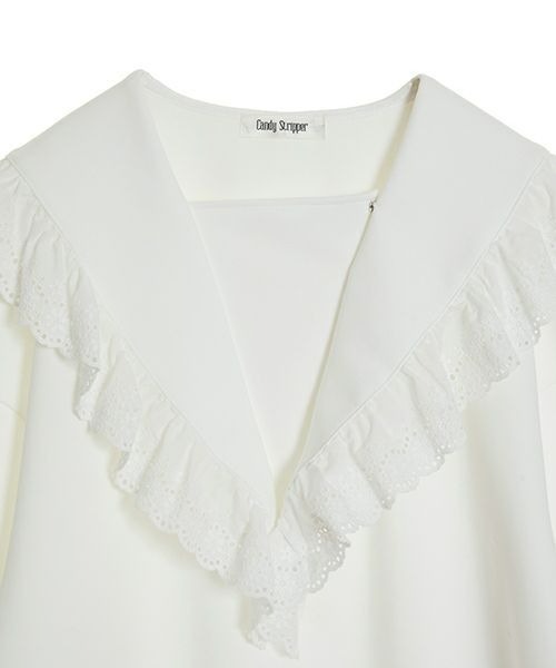 Candy Stripper（キャンディストリッパー）の「SAILOR COLLAR ワンピース（ワンピース・レディース・オフホワイト/ブラック・2）」の9枚目の写真