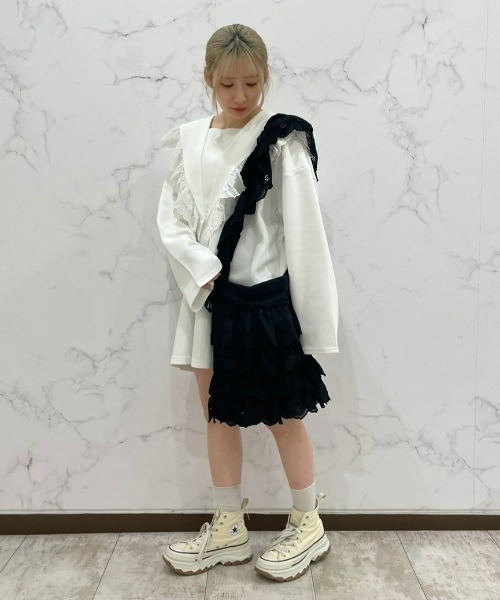 Candy Stripper（キャンディストリッパー）の「SAILOR COLLAR ワンピース（ワンピース・レディース・オフホワイト/ブラック・2）」の20枚目の写真