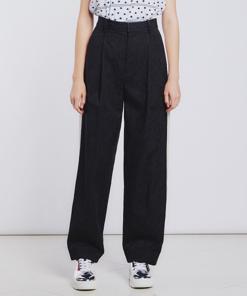 【美品】24年 ダブルスタンダードクロージング ストレッチジャガードラインパンツ DOUBLE STANDARD CLOTHING（ダブルスタンダードクロージング）の
