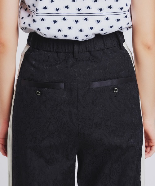 【美品】24年 ダブルスタンダードクロージング ストレッチジャガードラインパンツ DOUBLE STANDARD CLOTHING（ダブルスタンダードクロージング）の