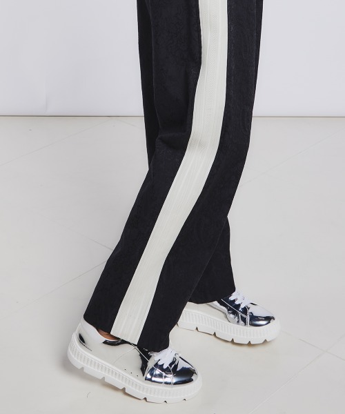 【美品】24年 ダブルスタンダードクロージング ストレッチジャガードラインパンツ DOUBLE STANDARD CLOTHING（ダブルスタンダードクロージング）の