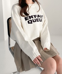 Heather | チュニックロゴニット  102404(ニット/セーター)