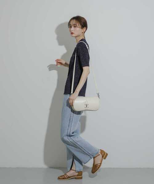 SENSE OF PLACE by URBAN RESEARCH（センスオブプレイスバイアーバンリサーチ）の「横長2WAYハンドバッグ（ハンドバッグ・レディース・カーキ/ブルー/アイボリー/ブラック・ONE）」の6枚目の写真