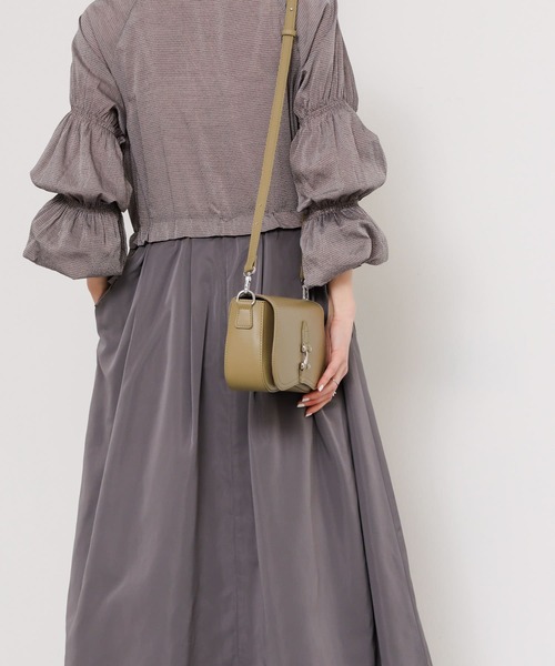 SENSE OF PLACE by URBAN RESEARCH（センスオブプレイスバイアーバンリサーチ）の「横長2WAYハンドバッグ（ハンドバッグ・レディース・カーキ/ブルー/アイボリー/ブラック・ONE）」の22枚目の写真