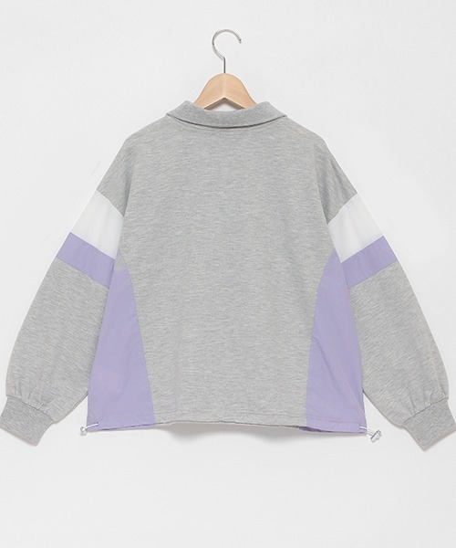 セール】【LTXC】【吸水速乾】バイカラーハーフzip（パーカー