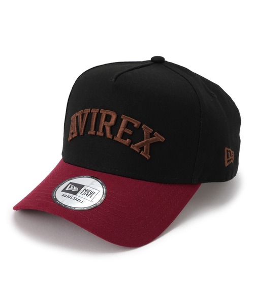NEW ERA（ニューエラ）の「《AVIREX × NEWERA》9FORTY A-FRAME LOGO CAP ADJUSTABLE / 9フォーティー Aフレーム ロゴキャップ アジャスタブル（キャップ・メンズ・バーガンディー/ネイビー/ブラック/カーキ/オリーブ・FREE）」の7枚目の写真