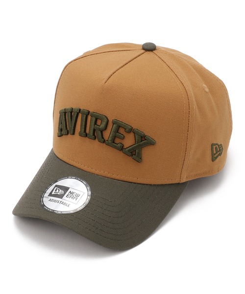 NEW ERA（ニューエラ）の「《AVIREX × NEWERA》9FORTY A-FRAME LOGO CAP ADJUSTABLE / 9フォーティー Aフレーム ロゴキャップ アジャスタブル（キャップ・メンズ・バーガンディー/ネイビー/ブラック/カーキ/オリーブ・FREE）」の9枚目の写真