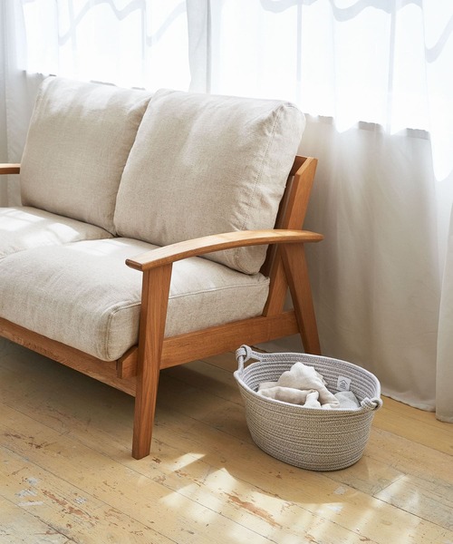 URBAN RESEARCH DOORS(アーバンリサーチドアーズ)の「DOORS LIVING PRODUCTS コットンロープバスケット M(インテリア雑貨・レディース・ホワイト系その他/グレー系その他・MEDIUM)」の9枚目の写真