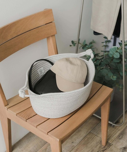 URBAN RESEARCH DOORS(アーバンリサーチドアーズ)の「DOORS LIVING PRODUCTS コットンロープバスケット M(インテリア雑貨・レディース・ホワイト系その他/グレー系その他・MEDIUM)」の8枚目の写真