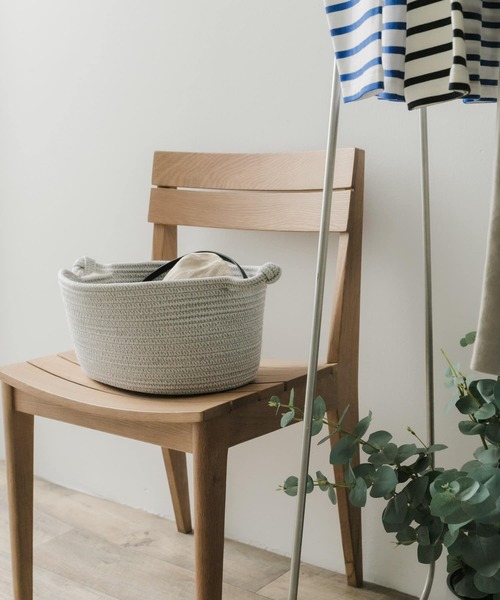 URBAN RESEARCH DOORS(アーバンリサーチドアーズ)の「DOORS LIVING PRODUCTS コットンロープバスケット M(インテリア雑貨・レディース・ホワイト系その他/グレー系その他・MEDIUM)」の6枚目の写真