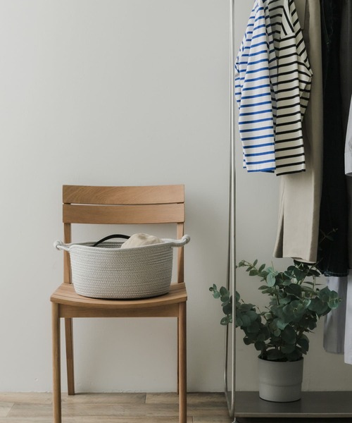 URBAN RESEARCH DOORS(アーバンリサーチドアーズ)の「DOORS LIVING PRODUCTS コットンロープバスケット M(インテリア雑貨・レディース・ホワイト系その他/グレー系その他・MEDIUM)」の4枚目の写真