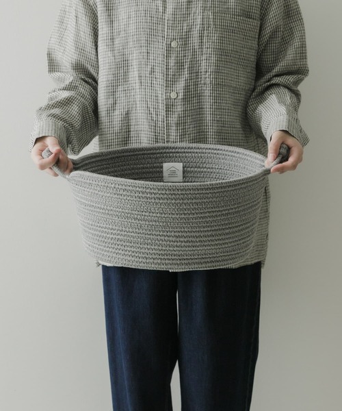 URBAN RESEARCH DOORS(アーバンリサーチドアーズ)の「DOORS LIVING PRODUCTS コットンロープバスケット M(インテリア雑貨・レディース・ホワイト系その他/グレー系その他・MEDIUM)」の17枚目の写真