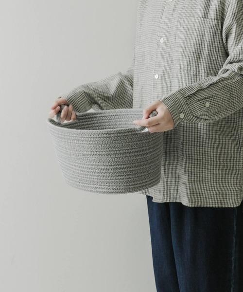 URBAN RESEARCH DOORS(アーバンリサーチドアーズ)の「DOORS LIVING PRODUCTS コットンロープバスケット M(インテリア雑貨・レディース・ホワイト系その他/グレー系その他・MEDIUM)」の16枚目の写真