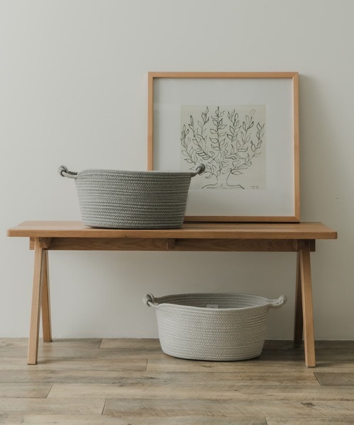 URBAN RESEARCH DOORS(アーバンリサーチドアーズ)の「DOORS LIVING PRODUCTS コットンロープバスケット M(インテリア雑貨・レディース・ホワイト系その他/グレー系その他・MEDIUM)」の15枚目の写真