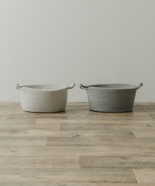 URBAN RESEARCH DOORS(アーバンリサーチドアーズ)の「DOORS LIVING PRODUCTS コットンロープバスケット M(インテリア雑貨・レディース・ホワイト系その他/グレー系その他・MEDIUM)」の14枚目の写真
