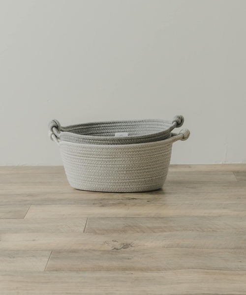 URBAN RESEARCH DOORS(アーバンリサーチドアーズ)の「DOORS LIVING PRODUCTS コットンロープバスケット M(インテリア雑貨・レディース・ホワイト系その他/グレー系その他・MEDIUM)」の13枚目の写真