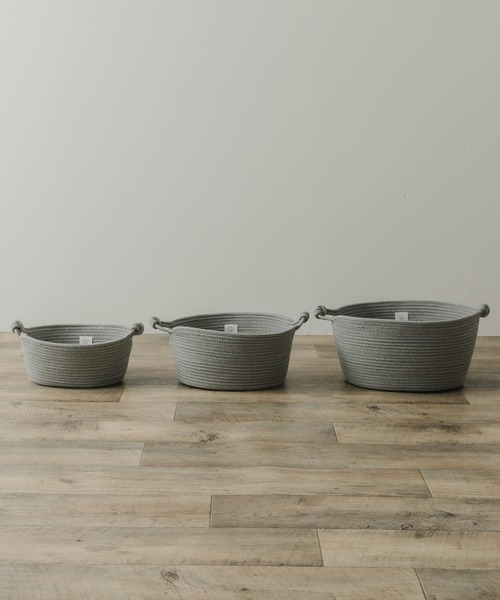 URBAN RESEARCH DOORS(アーバンリサーチドアーズ)の「DOORS LIVING PRODUCTS コットンロープバスケット M(インテリア雑貨・レディース・ホワイト系その他/グレー系その他・MEDIUM)」の20枚目の写真