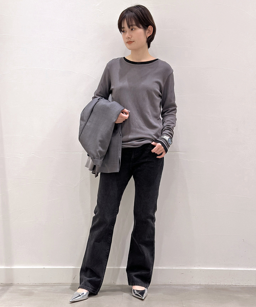 Citizens of humanity（シチズンズオブヒューマニティー）の「【CITIZENS of HUMANITY】RYAN LOW SLUNG UNIS（デニムパンツ・レディース・ブラック系その他・24/25/26/27/28）」の4枚目の写真