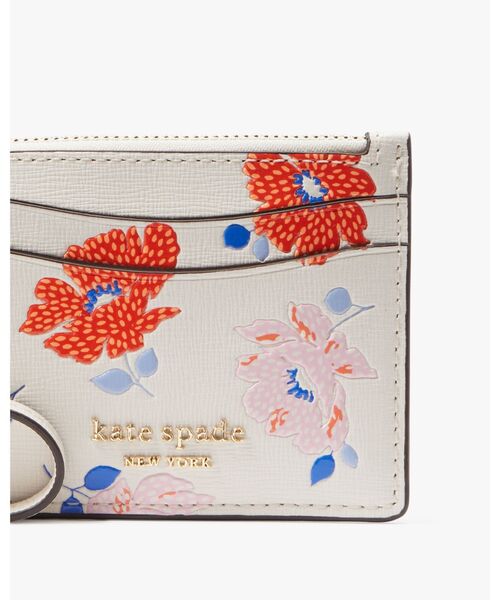 KATE SPADE モーガンドッティフローラル エンボスド キー