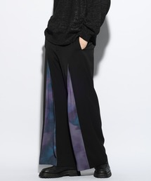 HARE | 【SET UP対応】タックガラプリントパンツ(HARE)(その他パンツ)