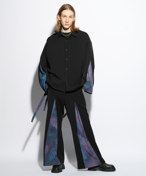 HARE（ハレ）の「【SET UP対応】タックガラプリントパンツ(HARE)（その他パンツ・メンズ・ブラック/グレー・FREE）」の9枚目の写真