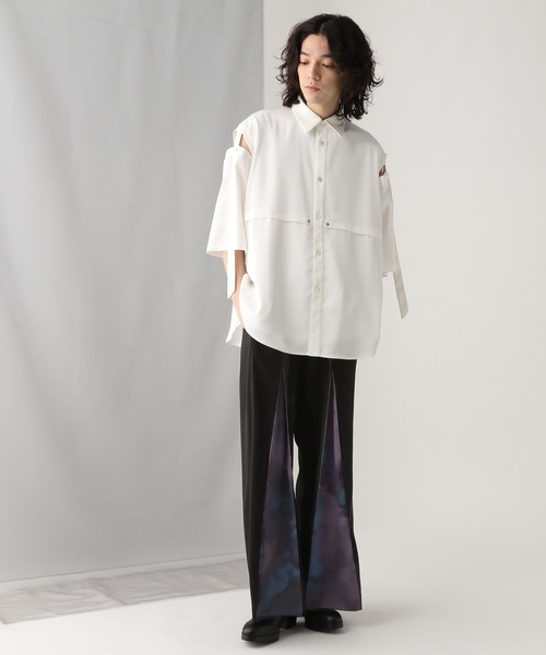 HARE（ハレ）の「【SET UP対応】タックガラプリントパンツ(HARE)（その他パンツ・メンズ・ブラック/グレー・FREE）」の22枚目の写真