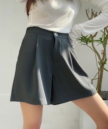 ショートパンツ ハイウエスト 細見え 夏