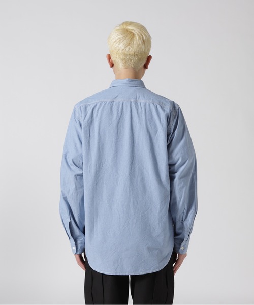 AVIREX（アヴィレックス）の「《DAILY/デイリー》BASIC CHAMBRAY LONG SLEEVE SHIRT / 長袖 ベーシック シャンブレー シャツ / AVIREX / アヴィレックス（シャツ/ブラウス・メンズ・ネイビー/ブルー・XL/M/L/2XL）」の18枚目の写真