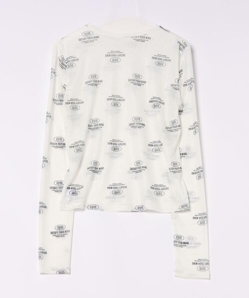 notch.(ノッチ)の「ロゴパワーメッシュT(Tシャツ/カットソー・レディース・ブラック/ライトグレー/オフホワイト・M)」の4枚目の写真