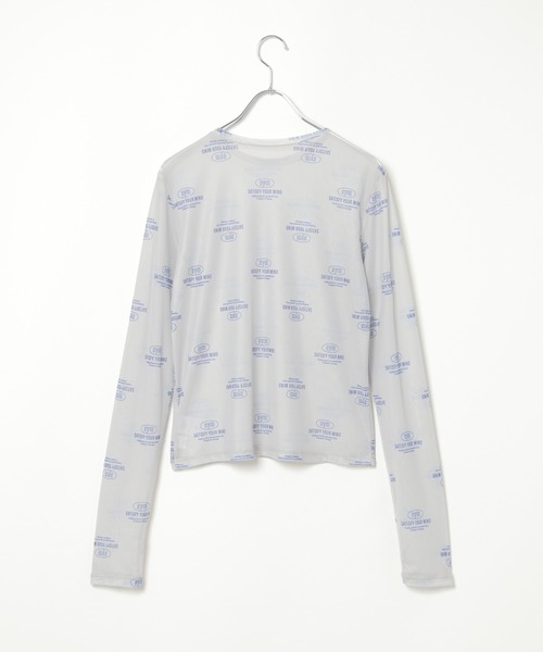 notch.(ノッチ)の「ロゴパワーメッシュT(Tシャツ/カットソー・レディース・ブラック/ライトグレー/オフホワイト・M)」の21枚目の写真