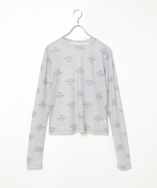 notch.(ノッチ)の「ロゴパワーメッシュT(Tシャツ/カットソー・レディース・ブラック/ライトグレー/オフホワイト・M)」の20枚目の写真