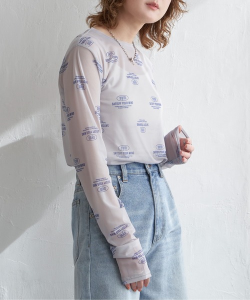 notch.(ノッチ)の「ロゴパワーメッシュT(Tシャツ/カットソー・レディース・ブラック/ライトグレー/オフホワイト・M)」の15枚目の写真